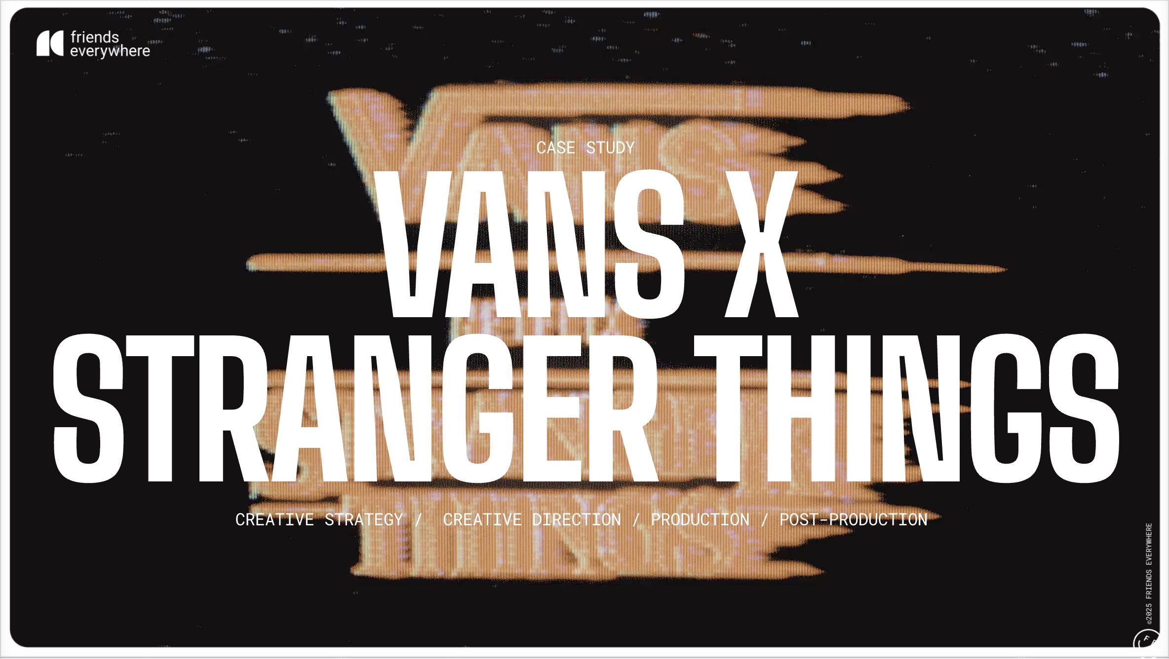 Netflix Stranger Things x Vans